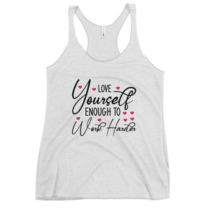 Work Harder Women's Racerback Tank-Phoenix Styles