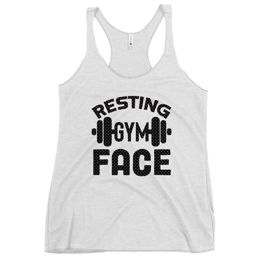 Resting Gym Face Women's Racerback Tank-Phoenix Styles