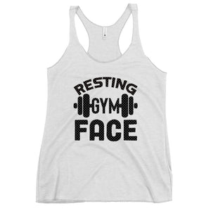 Resting Gym Face Women's Racerback Tank-Phoenix Styles