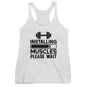 Installing Muscles Women's Racerback Tank-Phoenix Styles