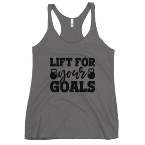 Lift For Your Goals Women's Racerback Tank-Phoenix Styles