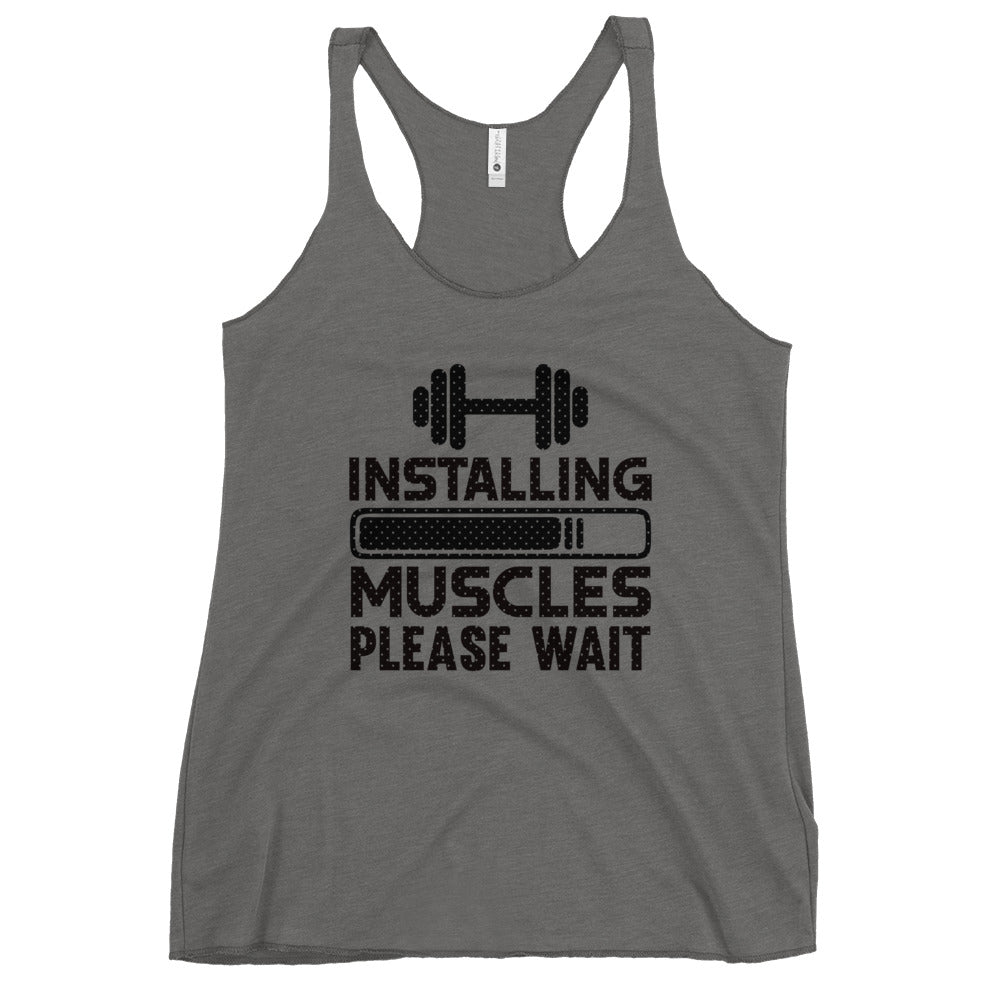 Installing Muscles Women's Racerback Tank-Phoenix Styles