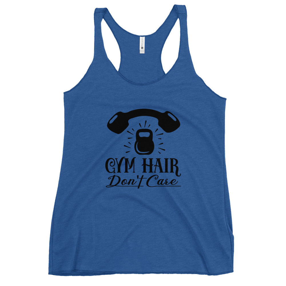 Gym Hair Dont Care Women's Racerback Tank-Phoenix Styles