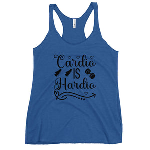 Cardio is Hardio Women's Racerback Tank-Phoenix Styles