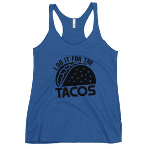 I Do It For The Taco Women's Racerback Tank-Phoenix Styles