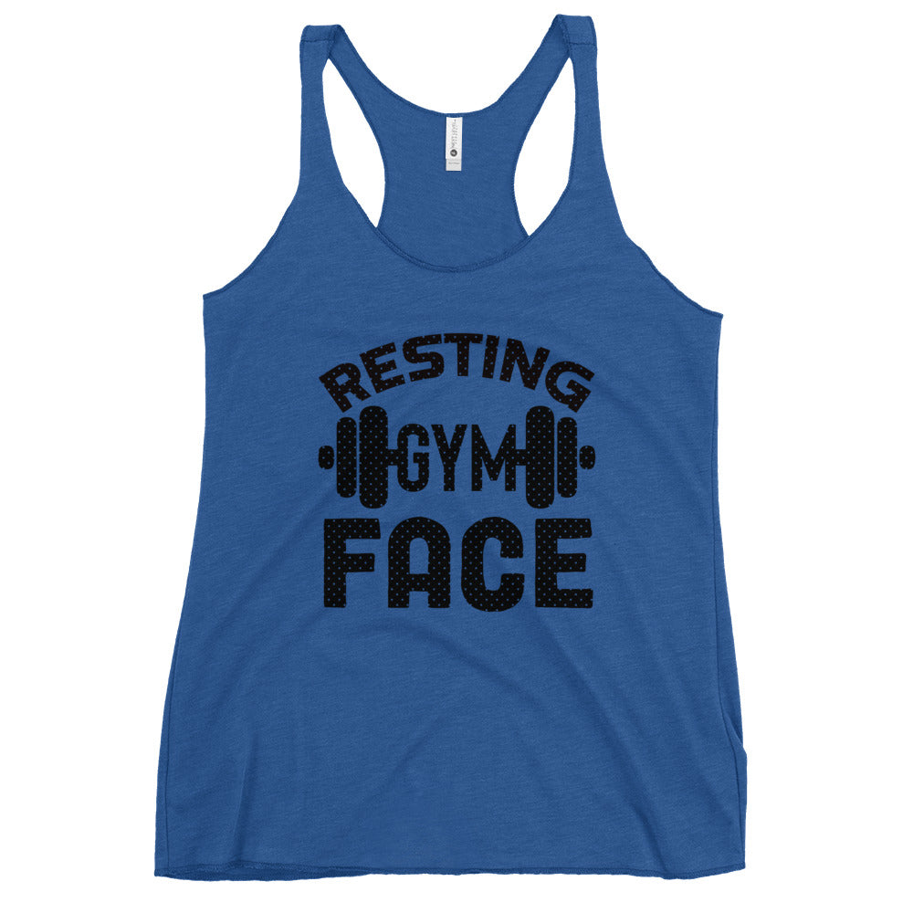 Resting Gym Face Women's Racerback Tank-Phoenix Styles