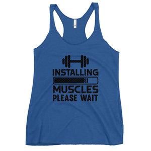 Installing Muscles Women's Racerback Tank-Phoenix Styles