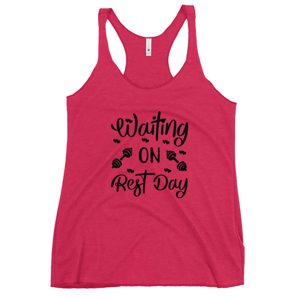 Waiting On Rest Day Women's Racerback Tank-Phoenix Styles