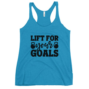 Lift For Your Goals Women's Racerback Tank-Phoenix Styles