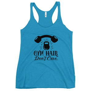 Gym Hair Dont Care Women's Racerback Tank-Phoenix Styles