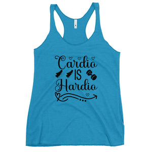 Cardio is Hardio Women's Racerback Tank-Phoenix Styles