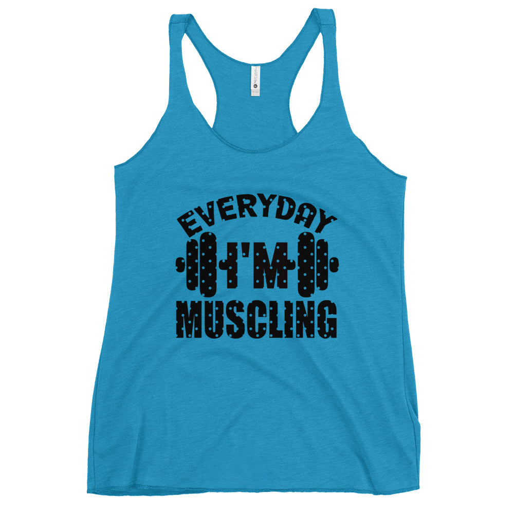 Everyday Muscling Women's Racerback Tank-Phoenix Styles