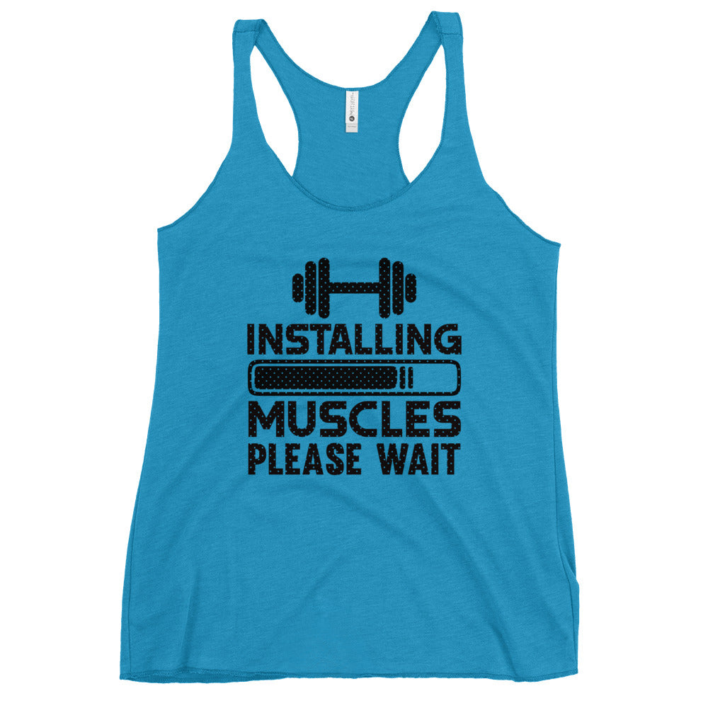 Installing Muscles Women's Racerback Tank-Phoenix Styles