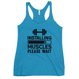 Installing Muscles Women's Racerback Tank-Phoenix Styles