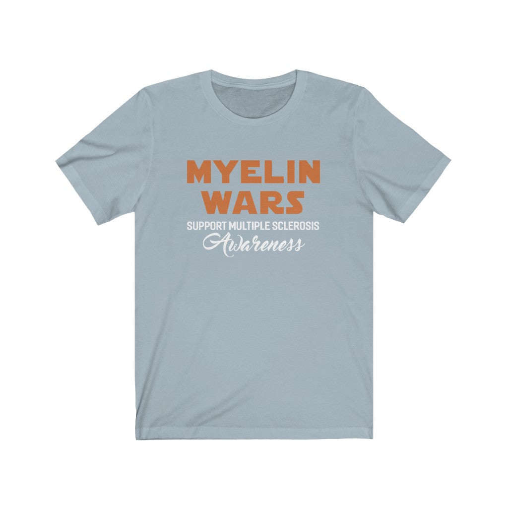 Multiple Sclerosis Shirt - Myelin Wars Shirts For MS Awareness Unisex Jersey Short Sleeve Tee-Phoenix Styles