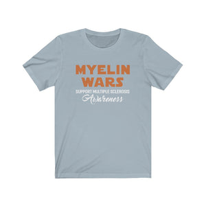 Multiple Sclerosis Shirt - Myelin Wars Shirts For MS Awareness Unisex Jersey Short Sleeve Tee-Phoenix Styles