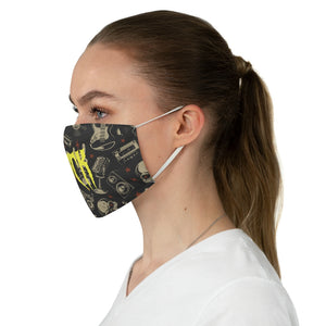 Rocking Skull Fabric Face Mask-Phoenix Styles