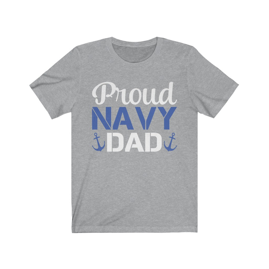 Proud Navy Dad Jersey Short Sleeve Tee-Phoenix Styles