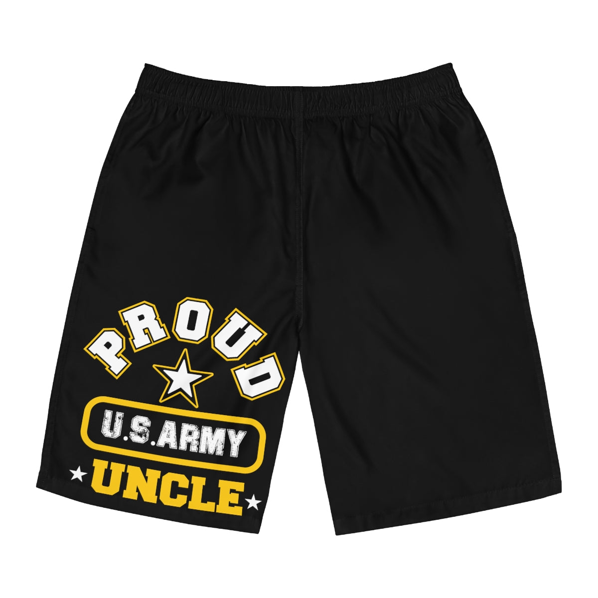 Proud U.S Army Uncle Board Shorts-Phoenix Styles