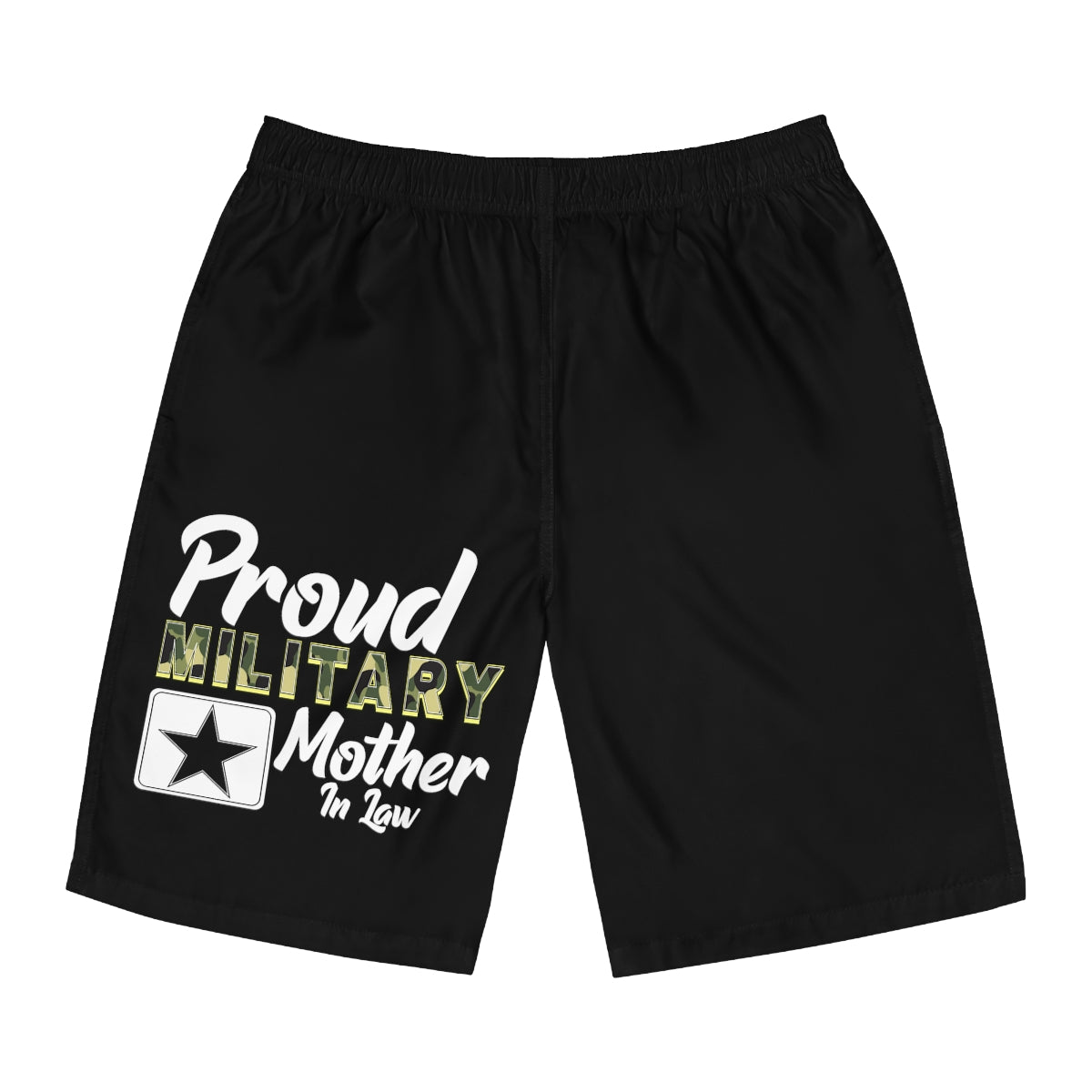 Proud Military Mother In Law Board Shorts-Phoenix Styles