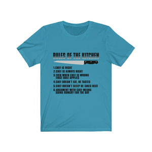 Rules Of The Kitchen Unisex Jersey Short Sleeve Tee-Phoenix Styles