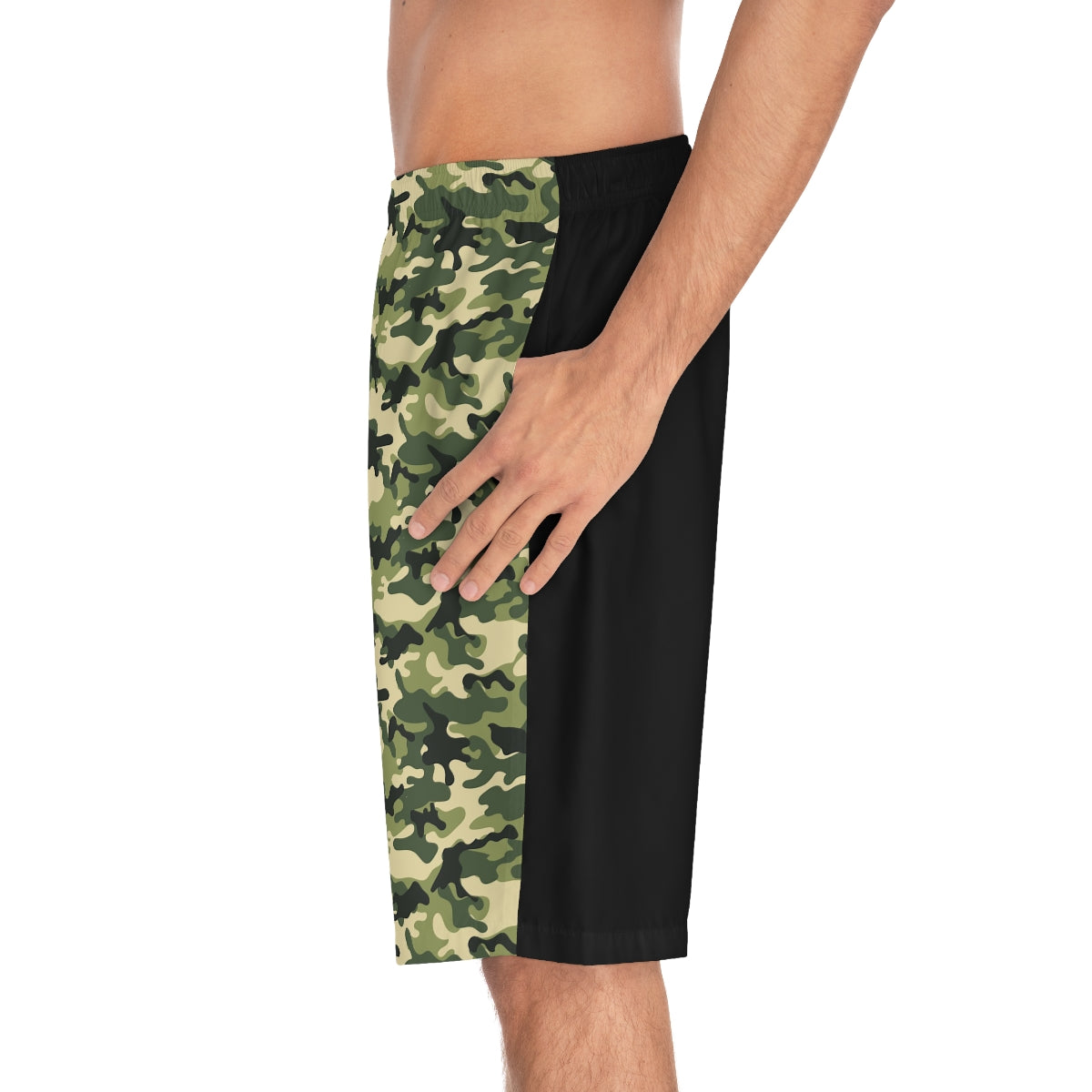 Proud Army Girlfriend Board Camoflauge Shorts-Phoenix Styles