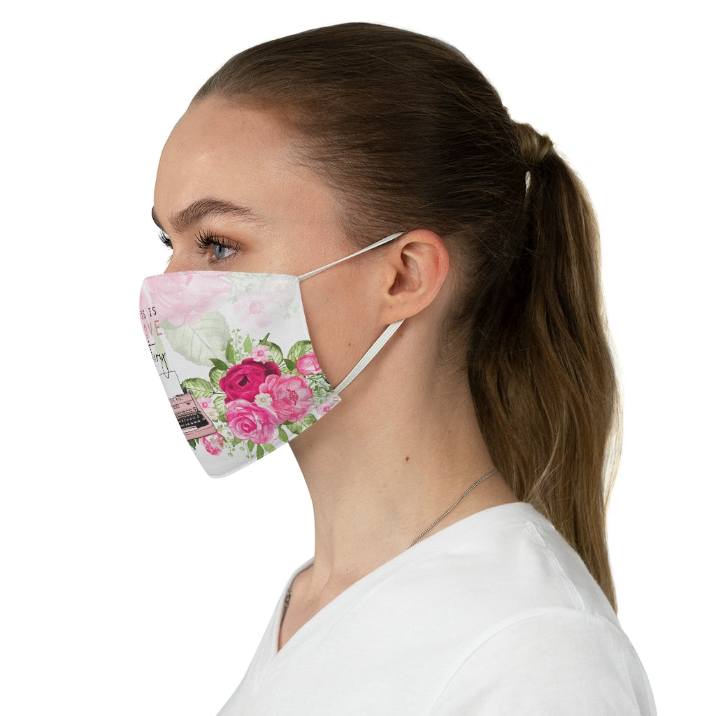 This Is Love Story Fabric Face Mask-Phoenix Styles