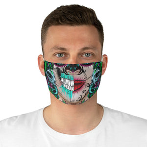 Sugar Skull Fabric Face Mask-Phoenix Styles