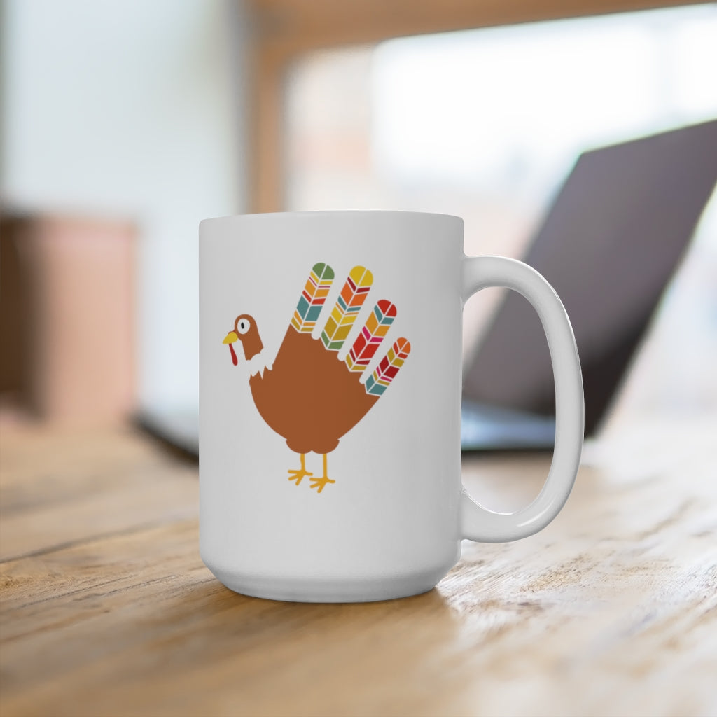 Thanksgiving White Ceramic Mug-Phoenix Styles