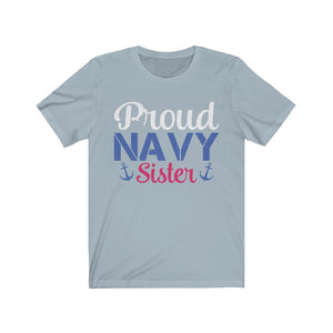 Proud Navy Sister Jersey Short Sleeve Tee-Phoenix Styles