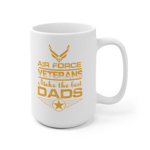 Air force Veteran Make The Best Dads White Ceramic Mug-Phoenix Styles