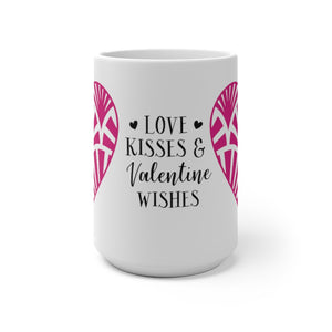 Love Kisses Valentine Wishes Color Changing Mug-Phoenix Styles