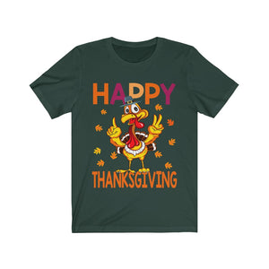 Happy Thanksgiving Unisex Jersey Short Sleeve Tee-Phoenix Styles