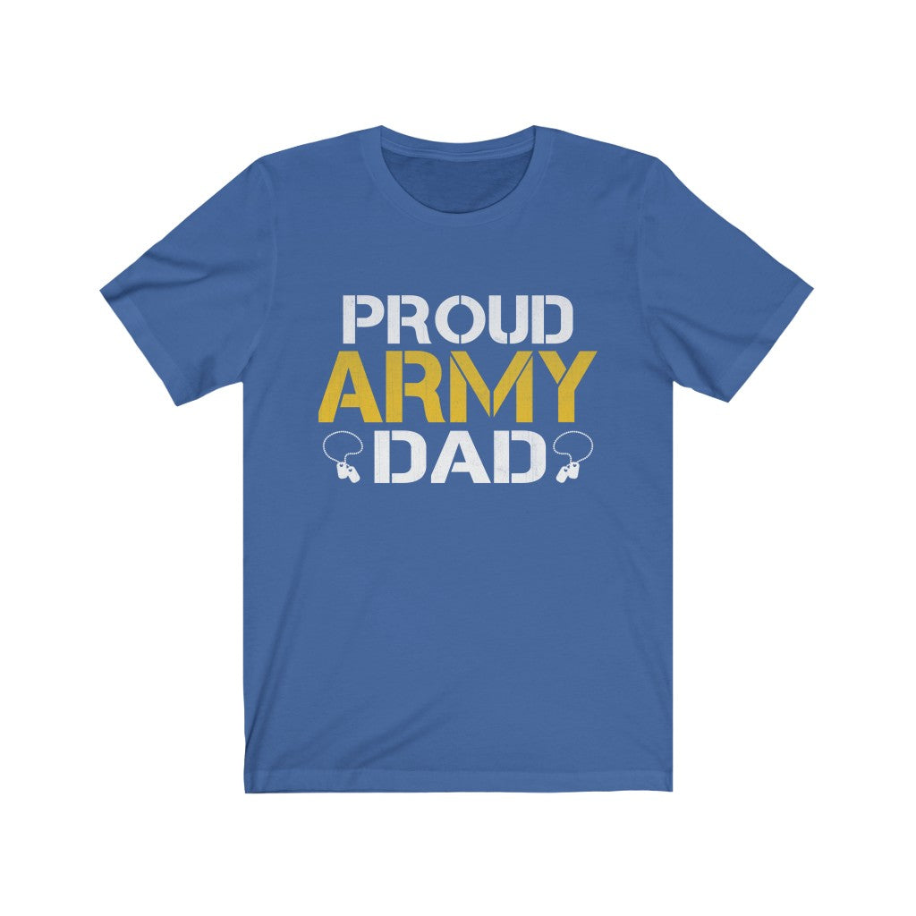 Proud Army Dad Unisex Jersey Short Sleeve Tee-Phoenix Styles