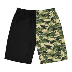 Proud Army Aunt Board Camoflauge Shorts-Phoenix Styles