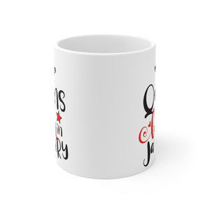 Queens Are Born In January Mug 11oz-Phoenix Styles