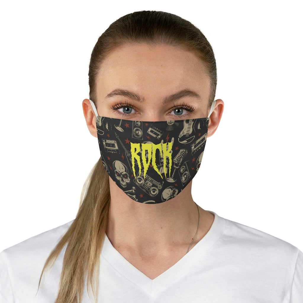 Rocking Skull Fabric Face Mask-Phoenix Styles