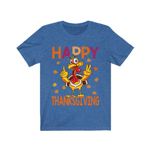 Happy Thanksgiving Unisex Jersey Short Sleeve Tee-Phoenix Styles