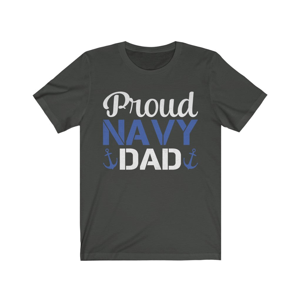 Proud Navy Dad Jersey Short Sleeve Tee-Phoenix Styles