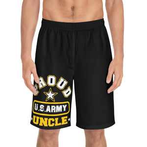 Proud U.S Army Uncle Board Shorts-Phoenix Styles