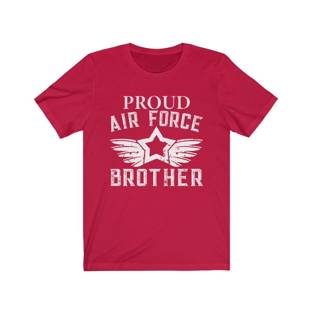 Proud Air Force Brother Jersey Short Sleeve Tee-Phoenix Styles