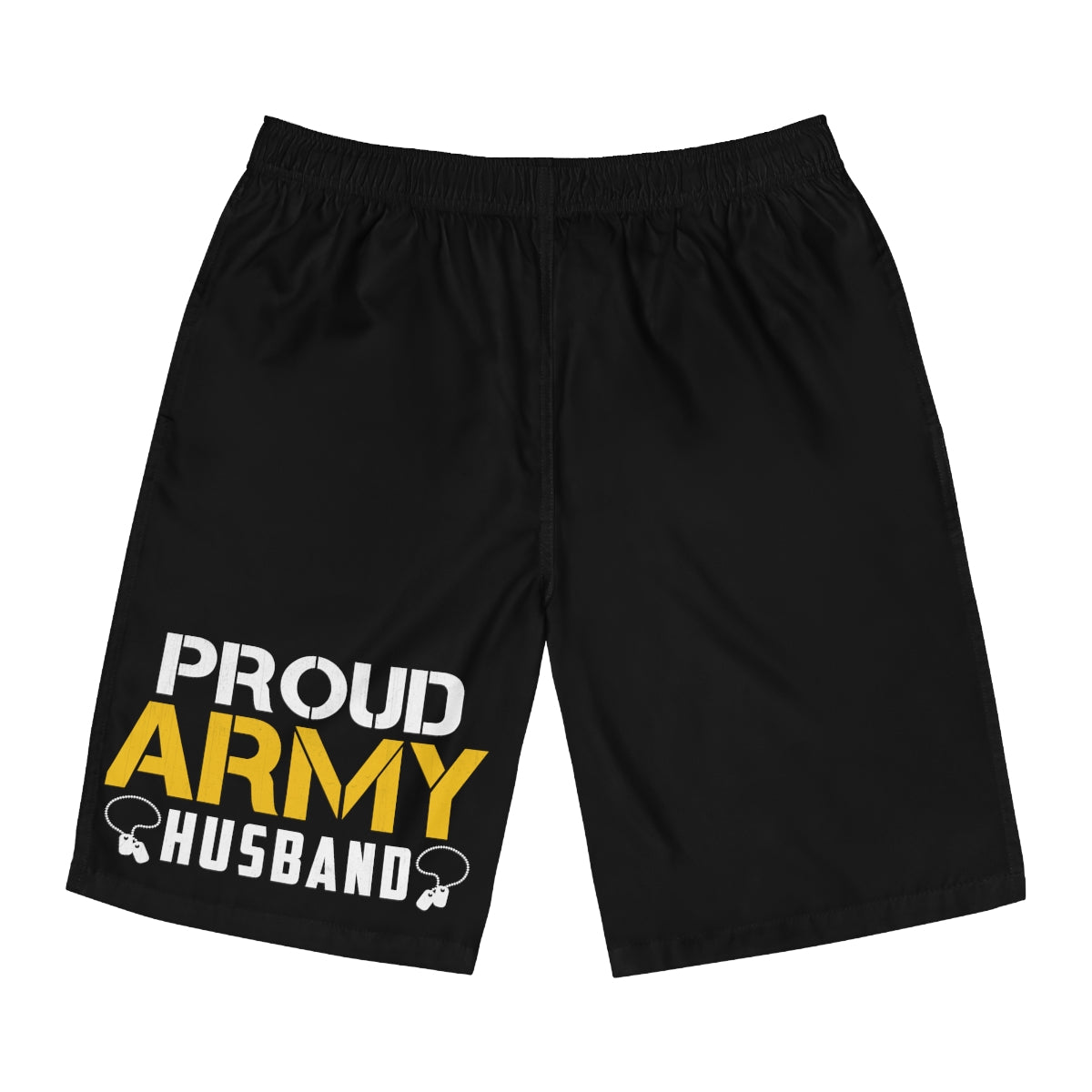 Proud Army Husband Board Shorts-Phoenix Styles