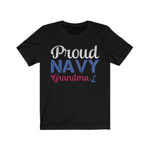 Proud Navy Grandma Jersey Short Sleeve Tee-Phoenix Styles