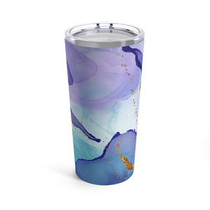 Blue Lily Tumbler 20oz-Phoenix Styles