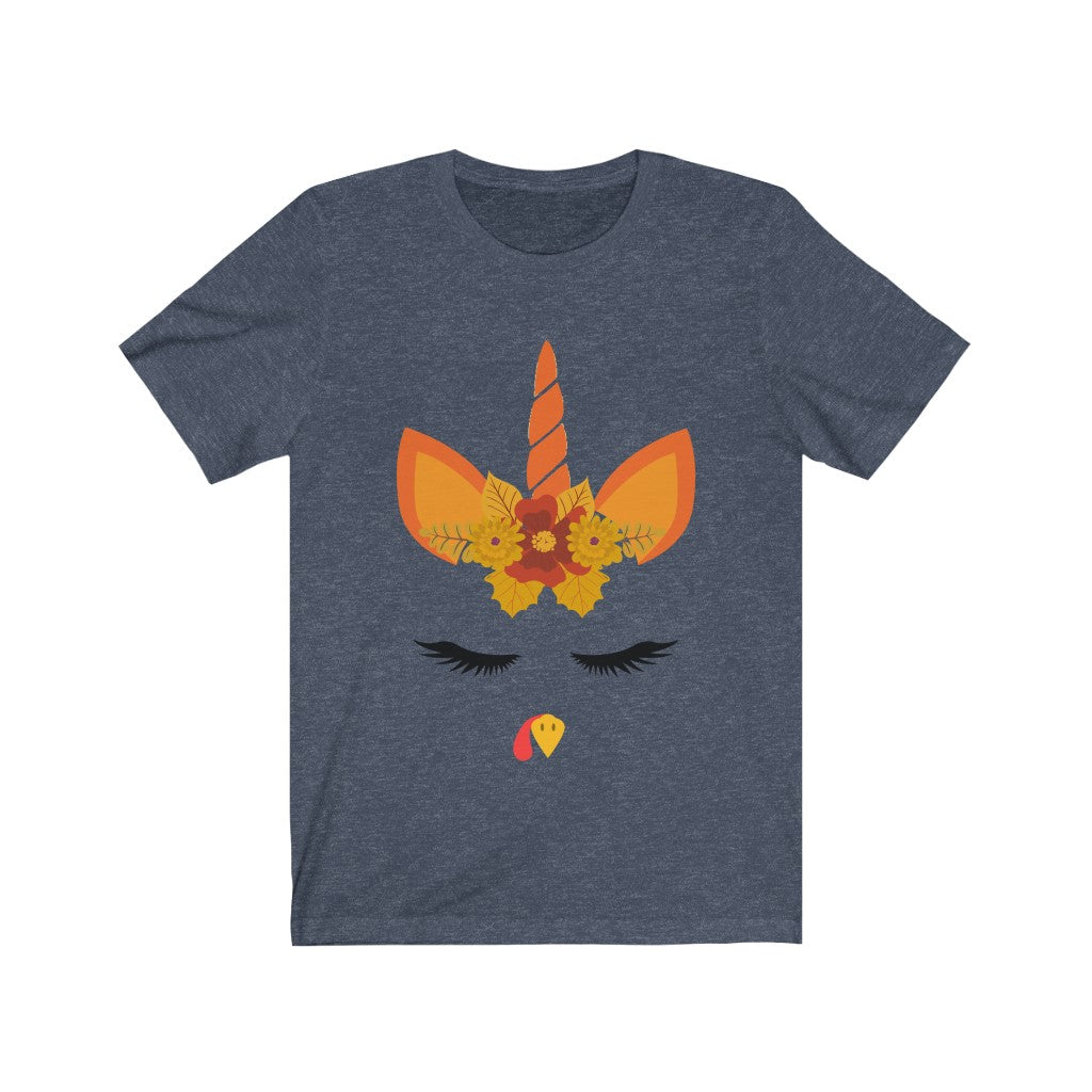 Thanksgiving Unicorn Jersey Short Sleeve Tee-Phoenix Styles