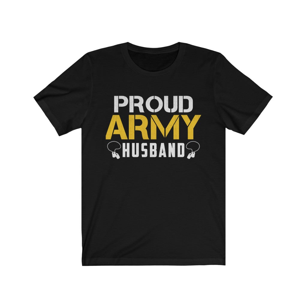 Proud Army Husband Unisex Jersey Short Sleeve Tee-Phoenix Styles