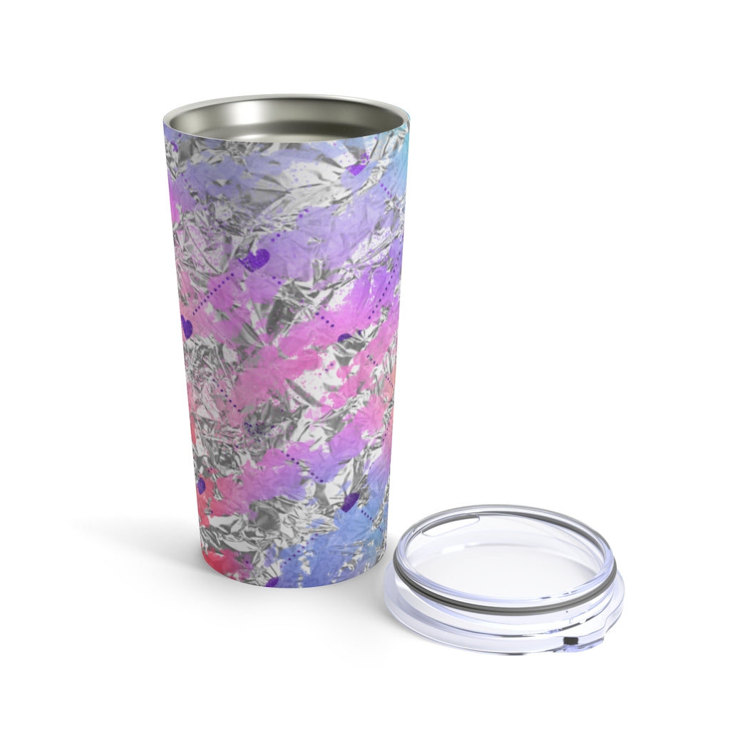 Blue Hearts Tumbler 20oz-Phoenix Styles