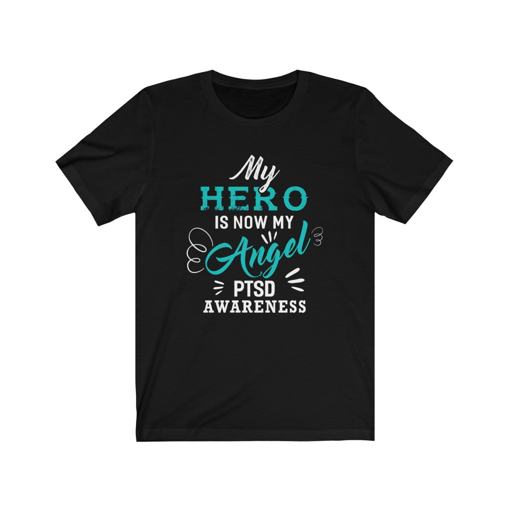 My Hero Is My Angel Unisex Jersey Short Sleeve Tee-Phoenix Styles