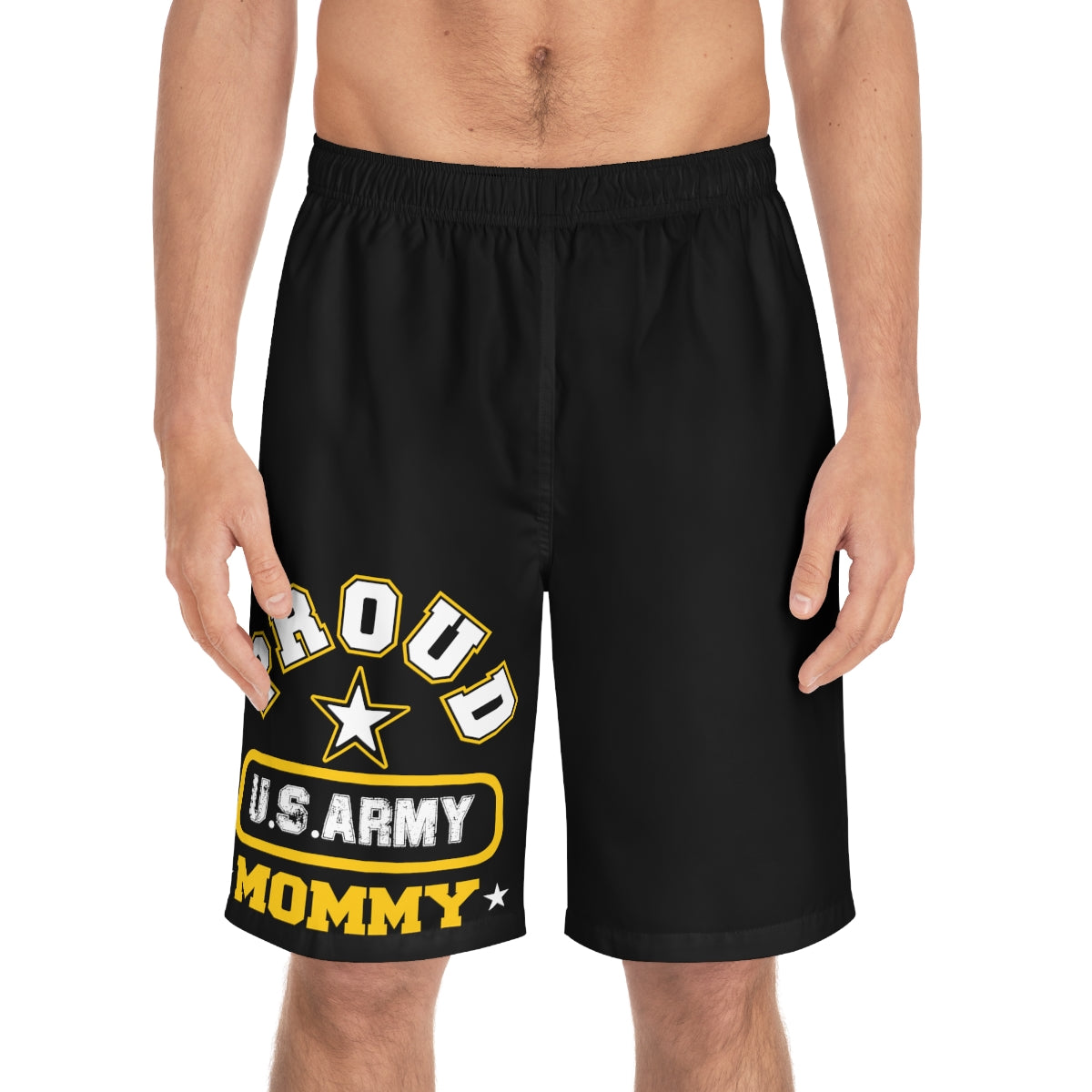 Proud U.S Army Mommy Board Shorts-Phoenix Styles