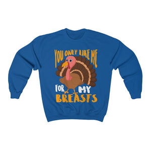 You Only Like Me For My Breast Heavy Blend™ Crewneck Sweatshirt-Phoenix Styles